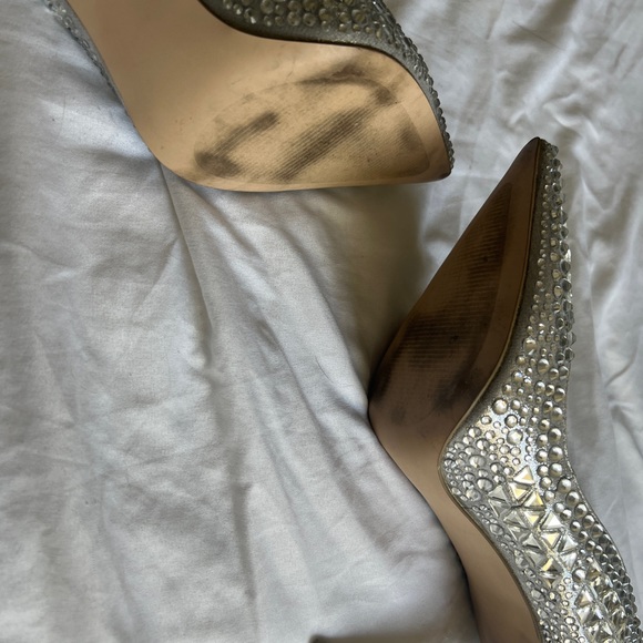 Steve Madden Vivid Size 7.5M bedazzled heel pumps - Picture 6 of 11